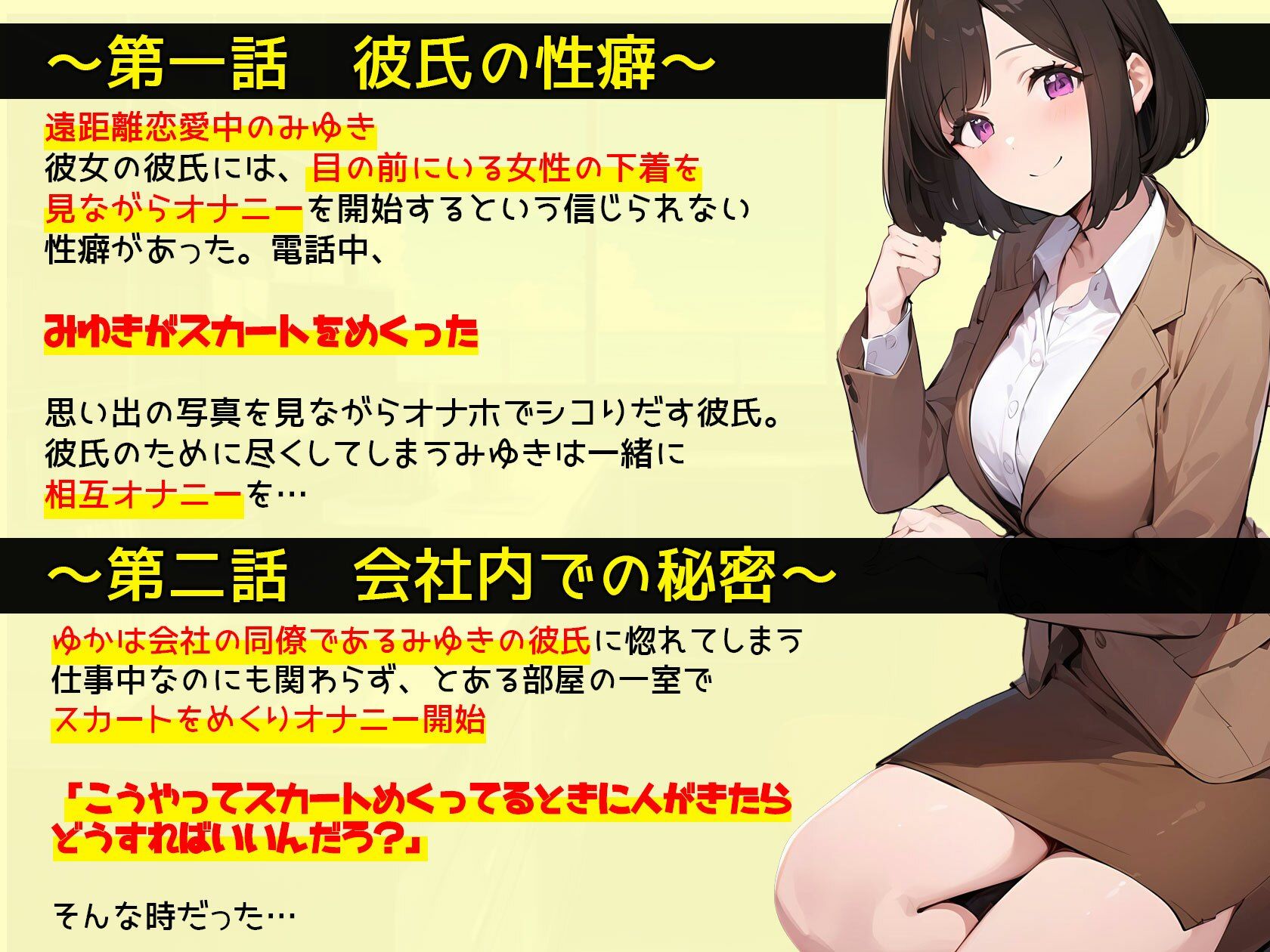 サンプル画像3:【すきパン】僕の彼女と浮気相手はスカートめくってグリグリお顔に生パンティを押し付けてくるからマジで最高(ボイスで日替わりさん) [d_379178]