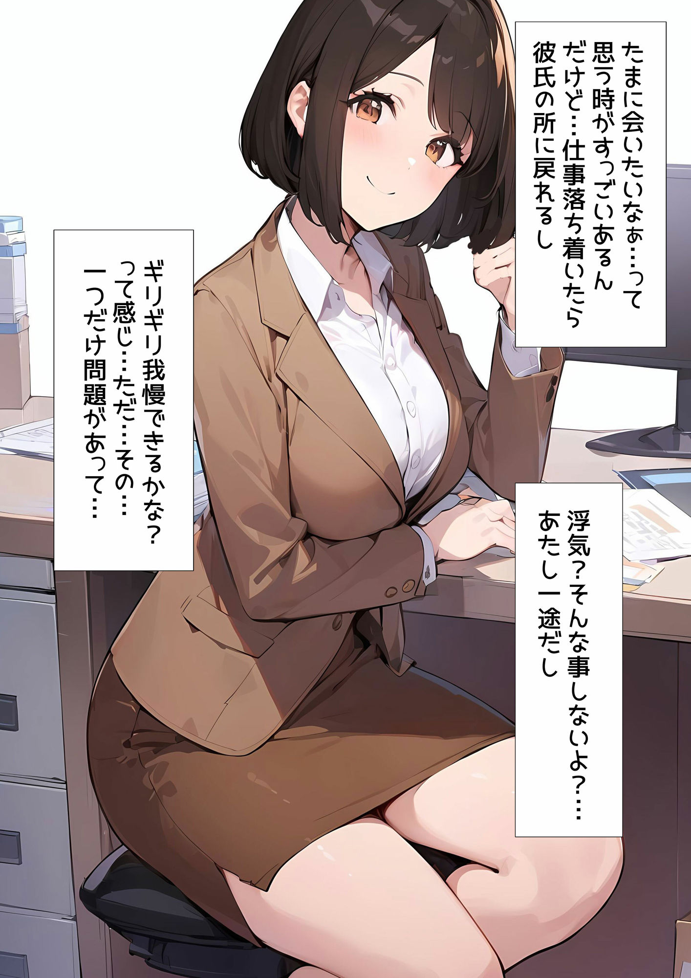 【すきパン】僕の彼女と浮気相手はスカートめくってグリグリお顔に生パンティを押し付けてくるからマジで最高のサンプル画像 6
