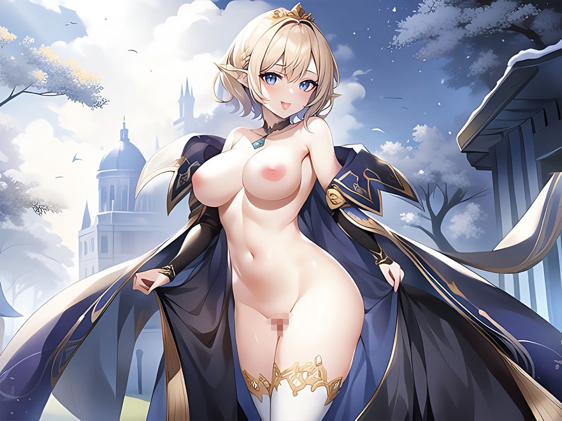 サンプル画像3:チンカス狂い発情期で性欲MAX限界〇リエルフ姫の伽役として異世界召喚された俺！汚ちんぽ抜かれまくり！ぷにまんキツキツデカちんぽハメまくりでオホ声連続絶頂！(しゃぶり〜ぜ) [d_382109]