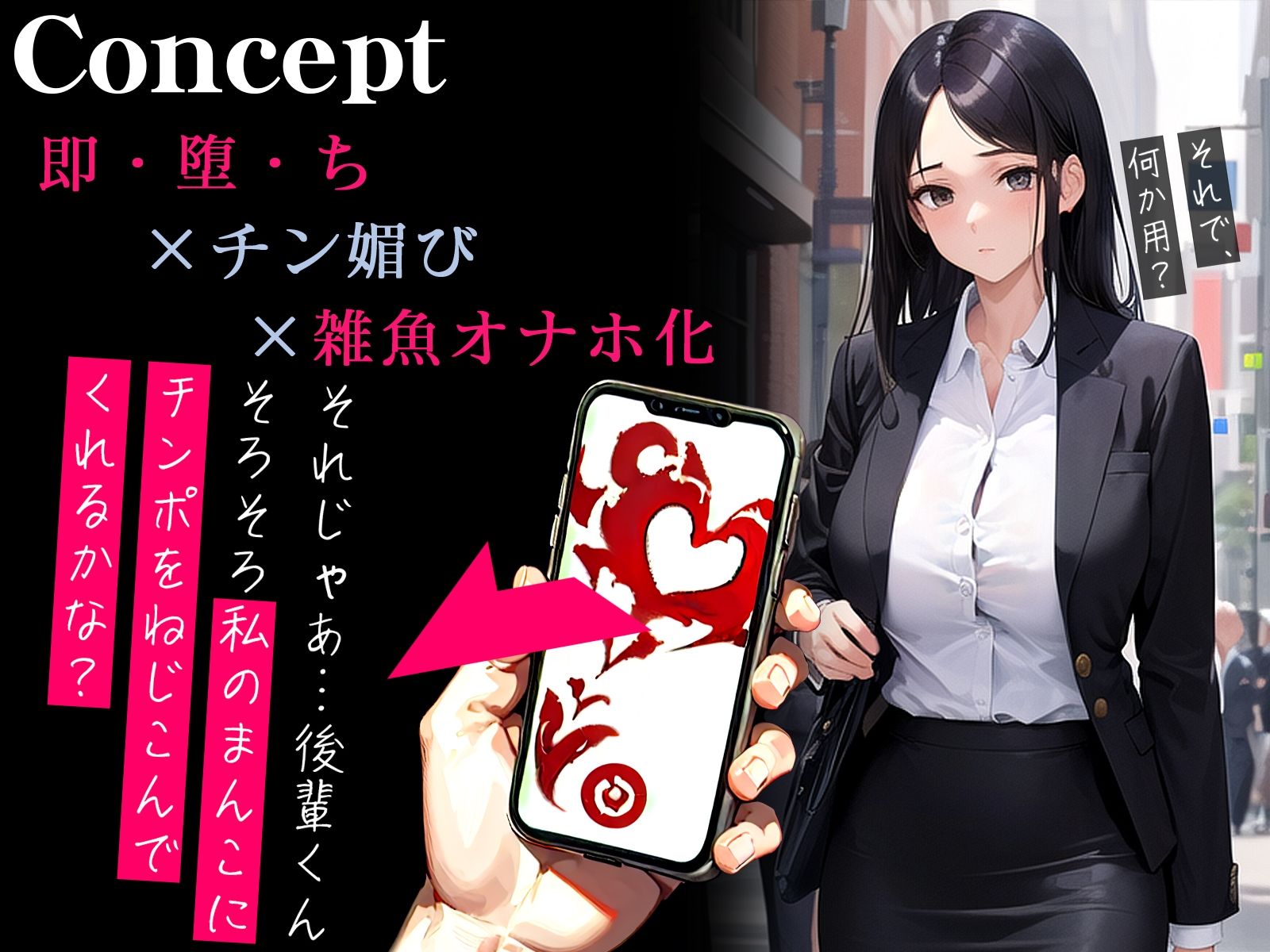 サンプル画像3:【オホ声】催●アプリでハイキャリアOLが即チン媚び〜後輩クンとハメ撮りプロジェクト〜(ネジ企画) [d_383222]