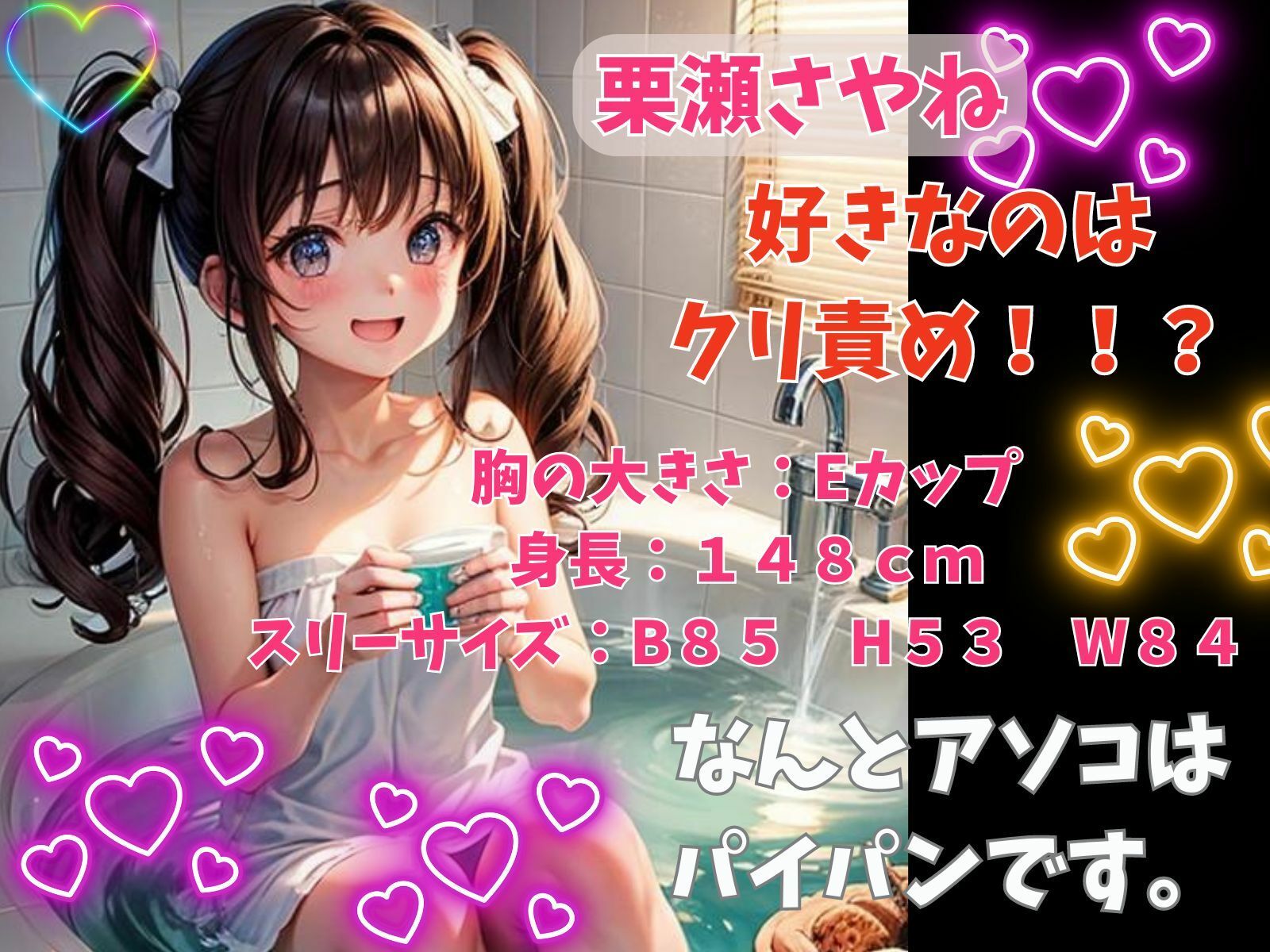 サンプル画像2:【実演】処女でパイパンのえっちな女の子のオナニーはいかが？(ヒメゴト) [d_383397]