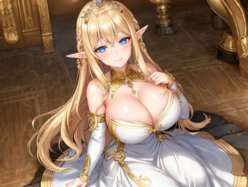 サンプル画像3:異世界風俗嬢〜デリヘル呼んだら爆乳エルフの王女様だったのであわあわエッチで癒してもらった〜【抱き枕推奨/ファンタジー/中出し】(ゆめねこキャンディ) [d_383535]