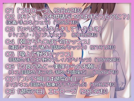 サンプル画像3:元同級生ナースは看護と言ってエロいことぜぇ〜んぶしてくれる(脳汁ドロップ) [d_383633]