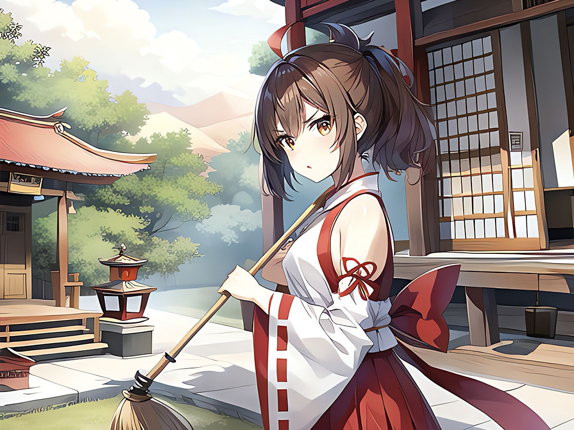 サンプル画像3:幼馴染ヘビ神様の巫女の生ハメ神事により見つめただけ女を堕とす神通力を授かった！俺をバカにする彼氏持ち巨乳JKを快楽堕ちオナホ化NTR(しゃぶり〜ぜ) [d_385230]