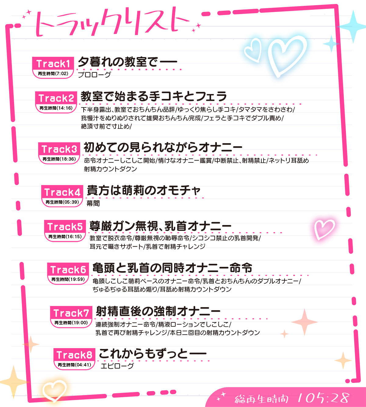 サンプル画像4:【マゾ向け×オナサポ】クラスメイトのイジメ射精管理〜焦らし×乳首×囁き言葉責めの情けな自主オナニー〜(スタジオ山ロマン) [d_386330]