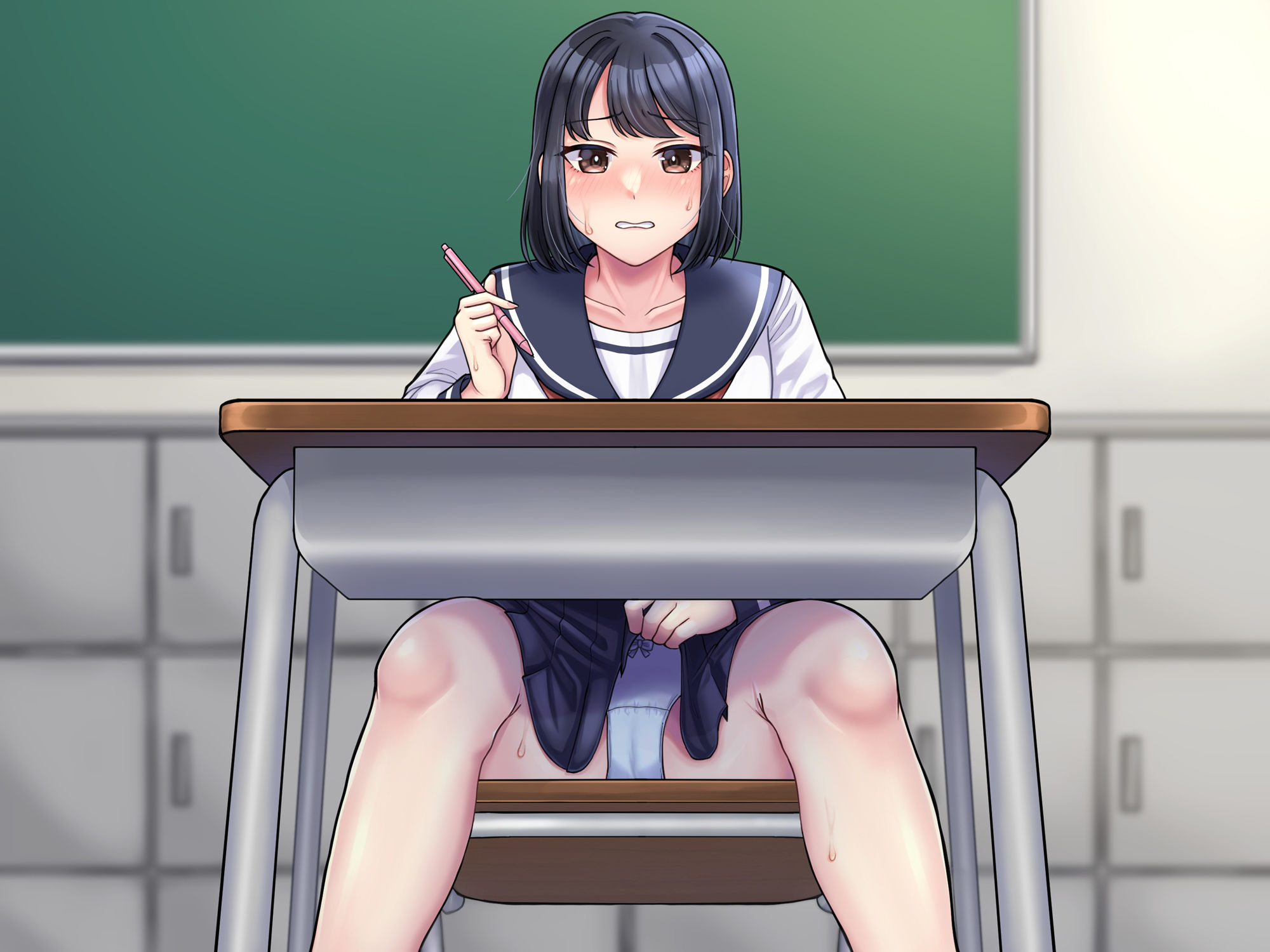 サンプル画像2:あるおしがま女子の独白(お小水くらぶ) [d_389603]