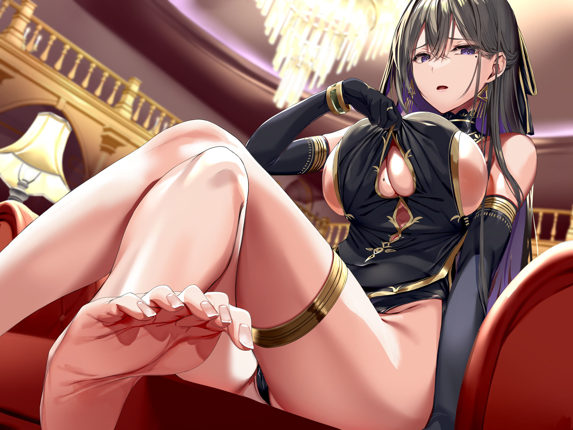 サンプル画像1:ぼうけんのおわり 〜ショタマゾ勇者のボクが夜の街で出会ったお姉さん（魔王軍幹部）に誘惑されて過酷な射精我慢オナニーゲームに挑み、サーカスと称し公衆の面前で「ちんちん」を命じられ人生終了お漏らしマゾ射精をキメるまで〜(もぷもぷ実験室) [d_390129]