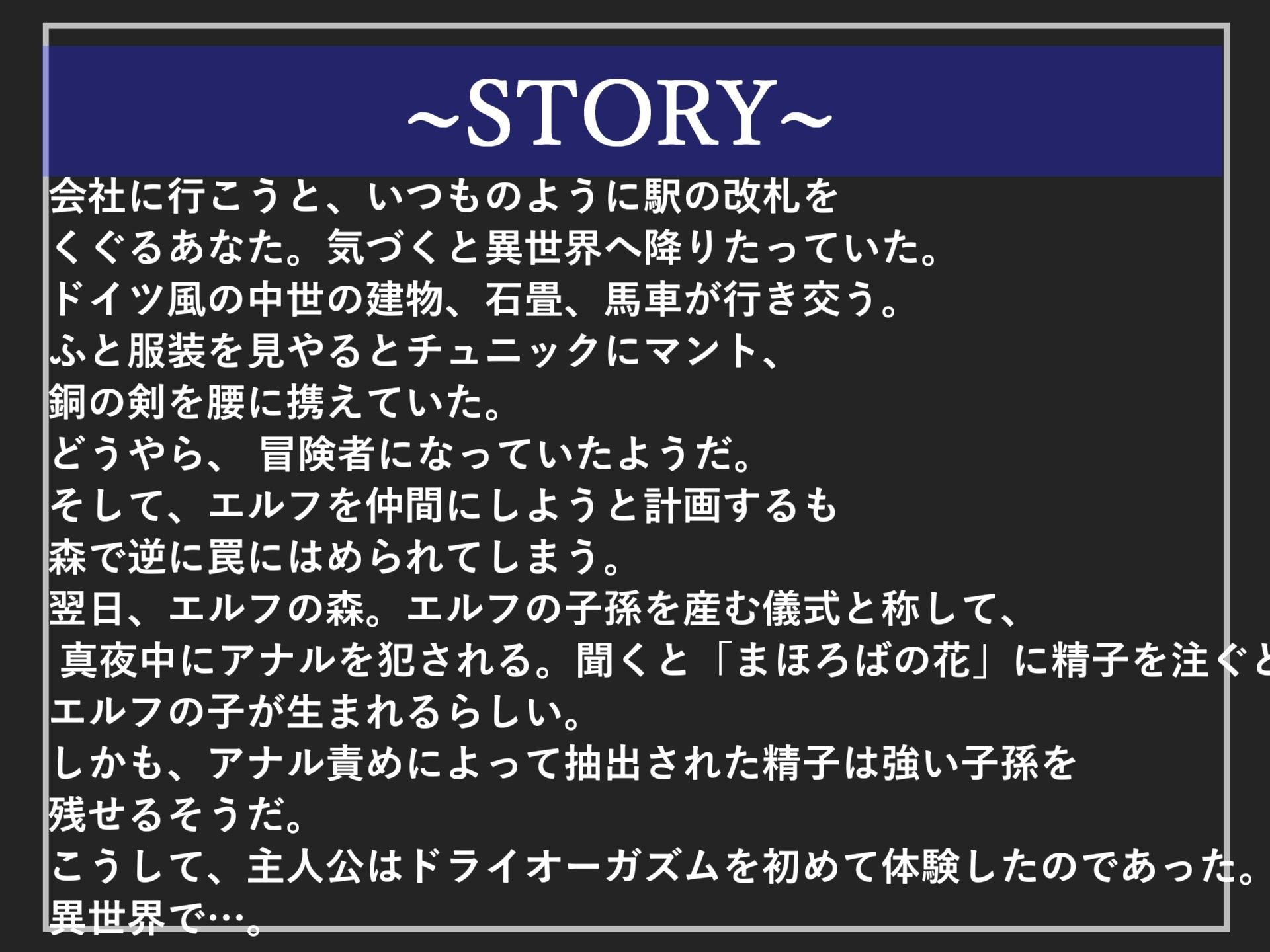 【新作価格】【豪華おまけ複数あり】異世界転生した先のふたなりエルフに、アナルがガバガバになるまで逆レ●プされメス堕ちドライオーガズムで何度もイカされ続けて、性奴●として飼われるお話