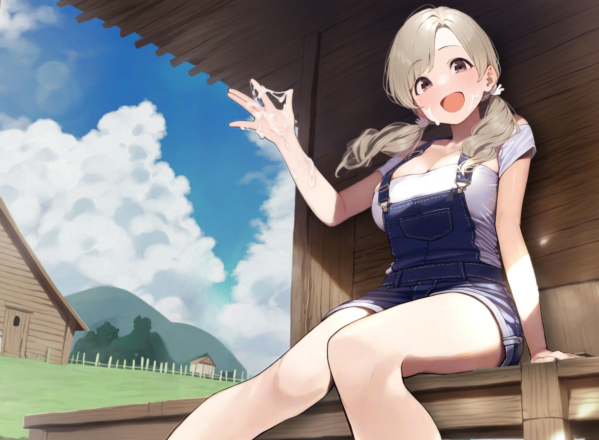 サンプル画像5:【ドM向け】人権を剥奪されて「精子牧場」の種牛になる話♪(NB企画) [d_392883]