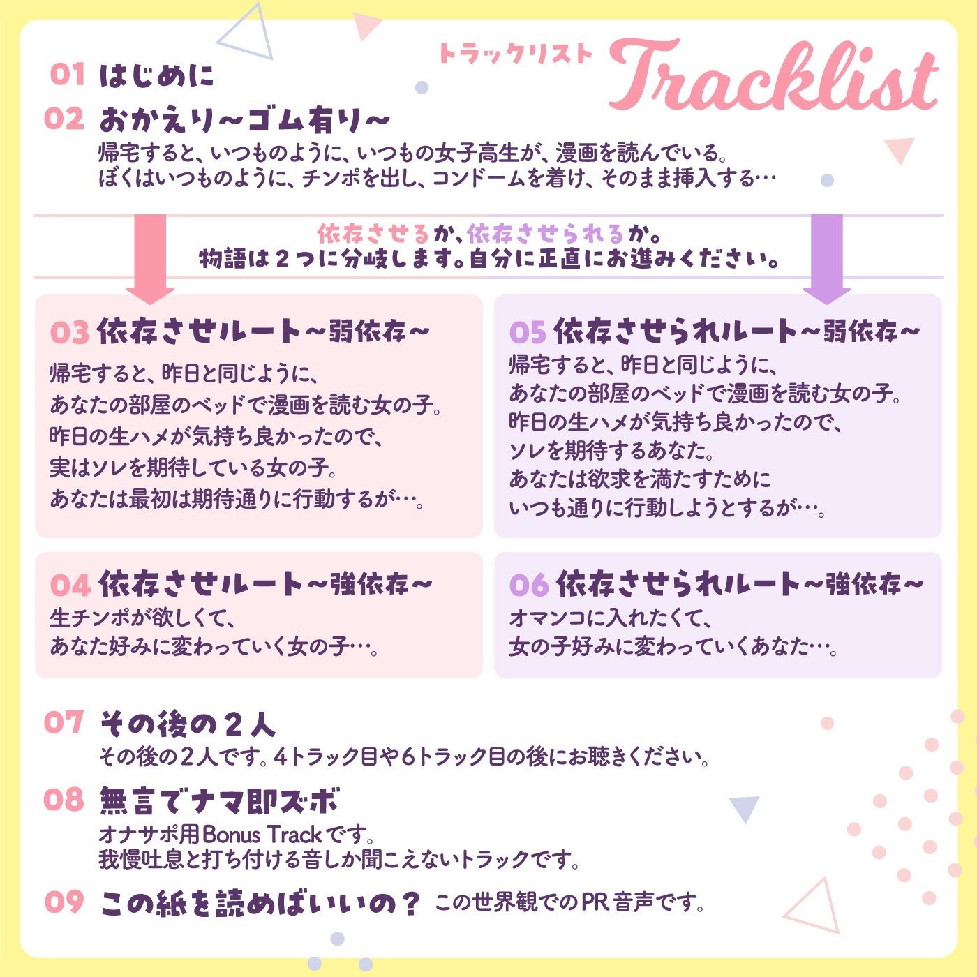 サンプル画像3:【即ズボ】ナマからの2つのストーリー★帰宅後即ズボズボさせてくれる入り浸りJK「入り浸り女子に即挿入1」〜依存させルートor依存させられルート〜(072LABO) [d_394260]