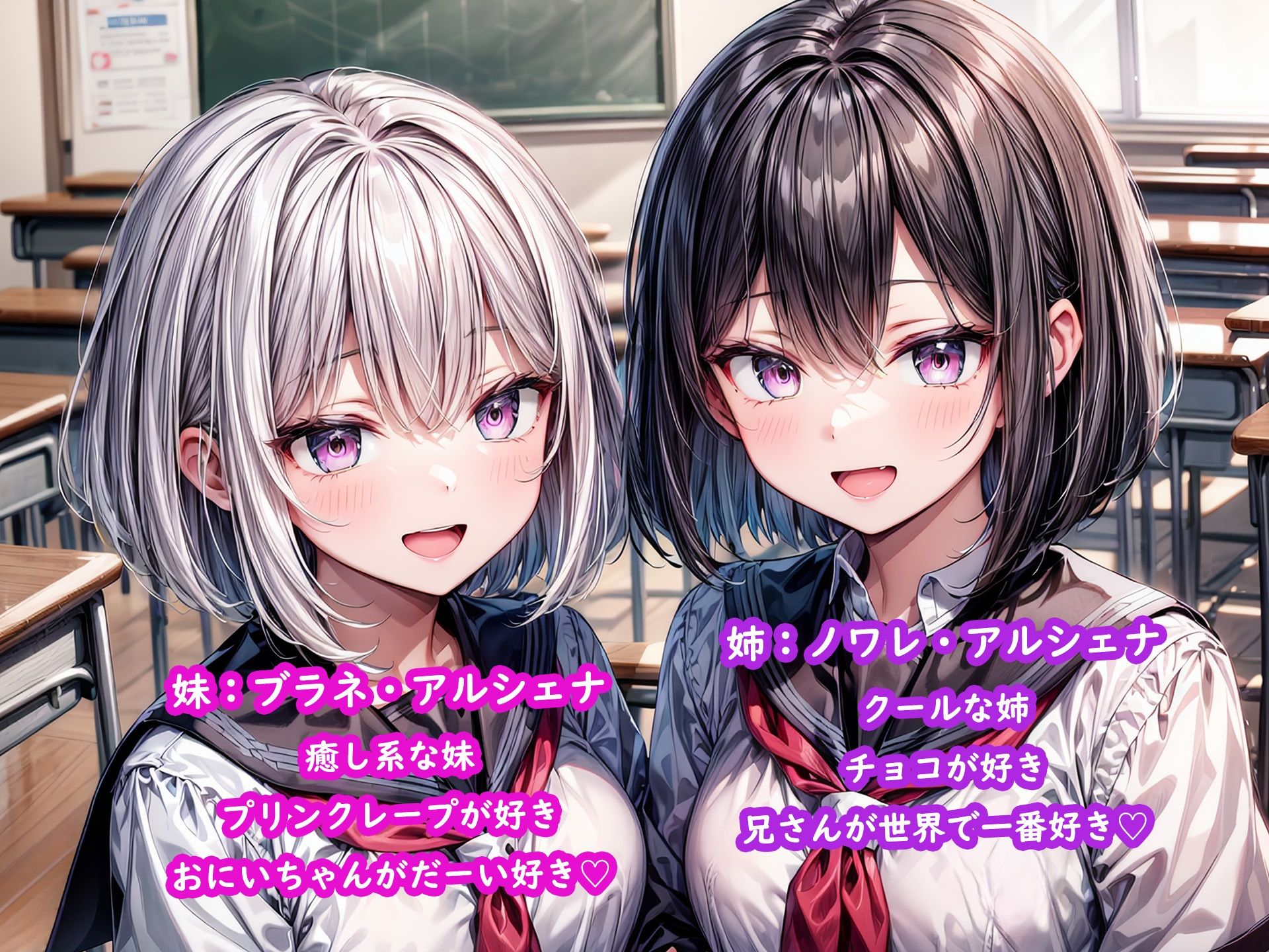 【KU100】クールと癒し系双子姉妹の耳かき〜ノワレとブラネ【CV.恋鈴桃歌】の画像3