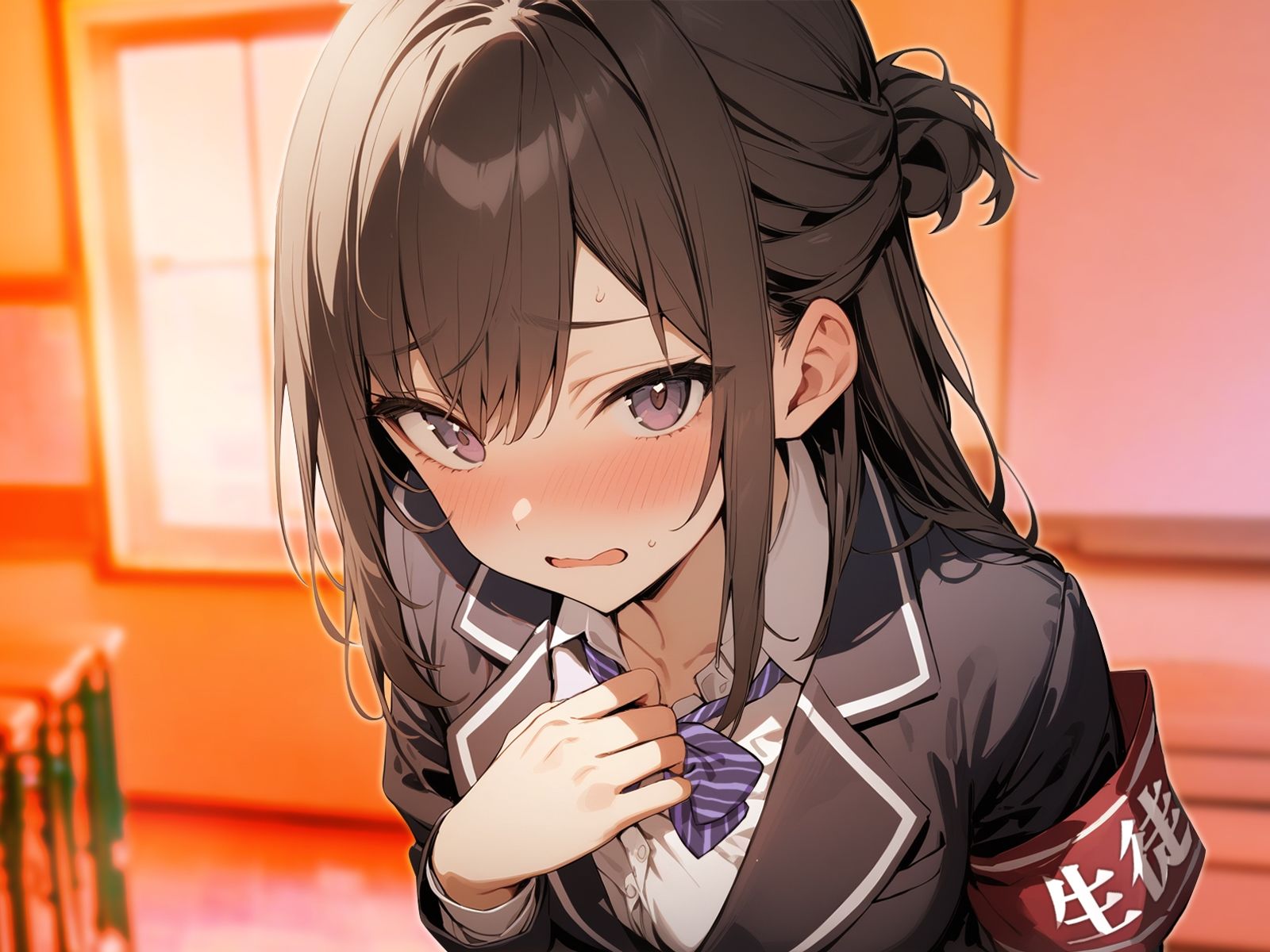 サンプル画像4:クールなインテリ系生徒会長の弱点を知っているのは僕だけ〜激しく突くたび語彙力乏しい下品なおほごえっち〜(ちゃんとぴ発電所) [d_395347]