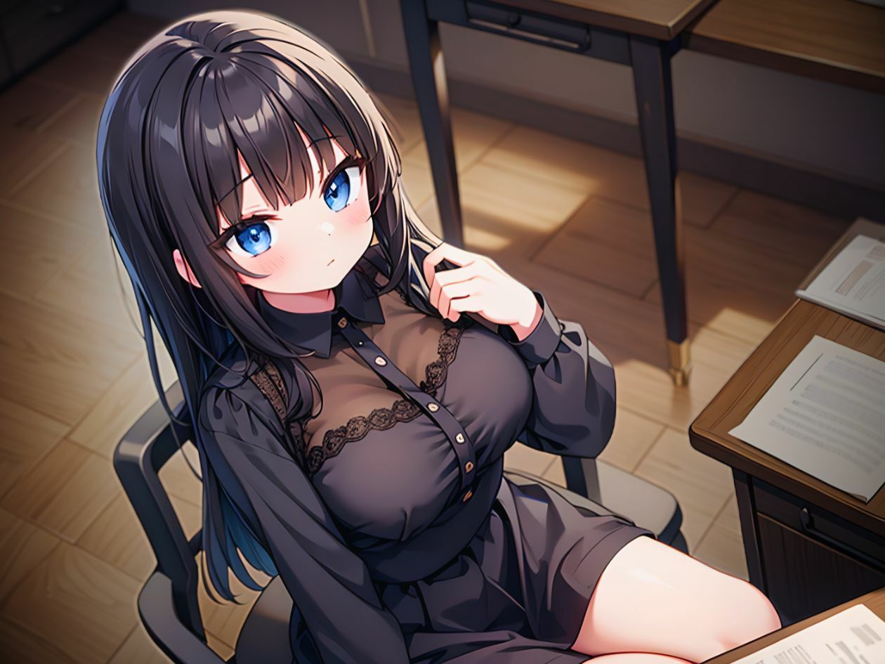 サンプル画像2:【KU100】担当している女性作家に資料と称してち〇ぽを見られたあげく手コキされる(いたずらえっち 〜性癖よ恍惚なれ〜) [d_396616]