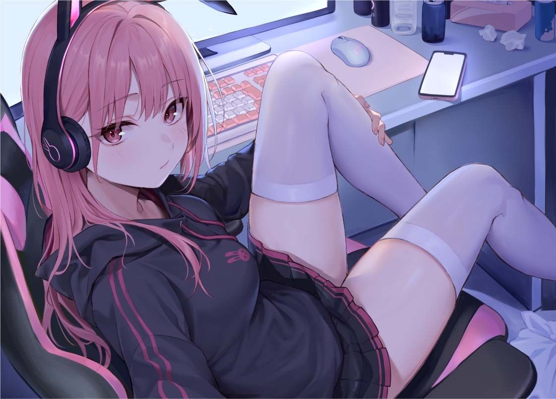 サンプル画像1:ゲーマー彼女音久良灰兎のゲームしながら適当セックス【フォーリーサウンド】(テグラユウキ) [d_400011]