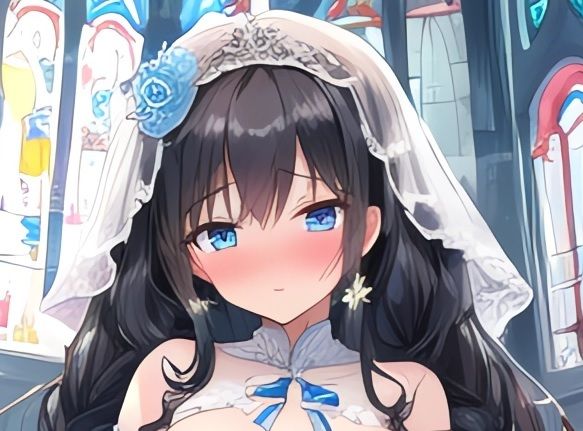 サンプル画像3:リゾートホテルのチャペルにて、新婚旅行での・・・(九谷さんと愉快な仲間たち) [d_400221]