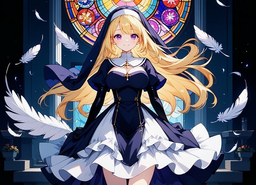 サンプル画像3:悪堕ちした清廉潔白なシスター様は、ショタ童貞が大好物のドスケベ聖女になってしまったようです【ファンタジー/巨乳/中出し】(巨乳大好き屋) [d_402228]