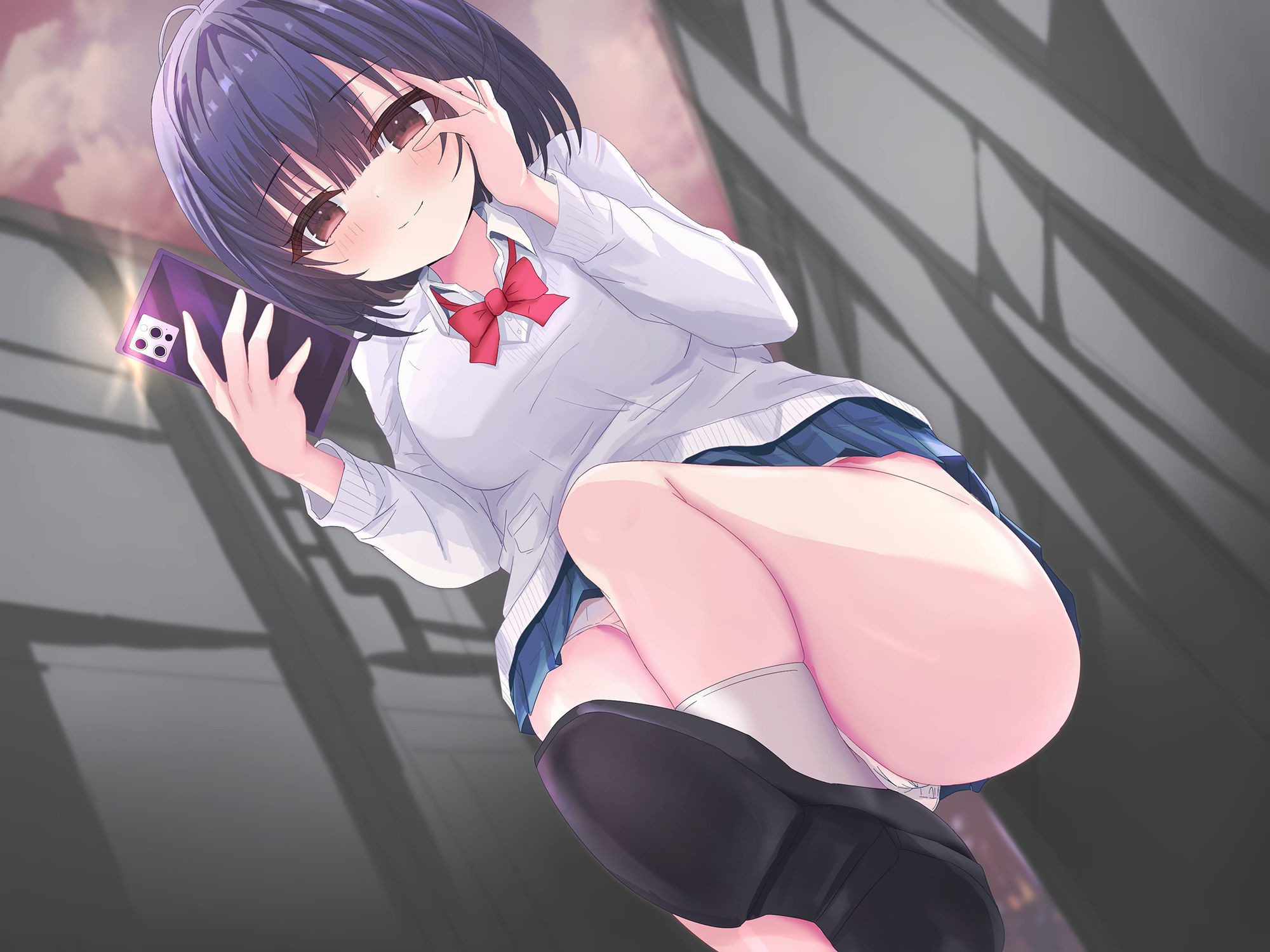 サンプル画像5:サディストお嬢様JK。痴●ボコって素っ裸で身分証撮影の刑(サークルドム) [d_406093]