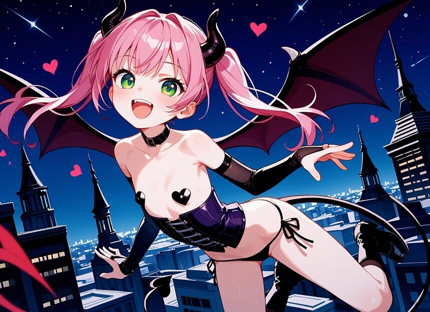 サンプル画像3:人間を見下す生意気なつるぺたサキュバスちゃんが超変態おじさんの極太チンポにわからせられてしまった話【ファンタジー/中出し/監禁】(巨乳大好き屋) [d_410103]