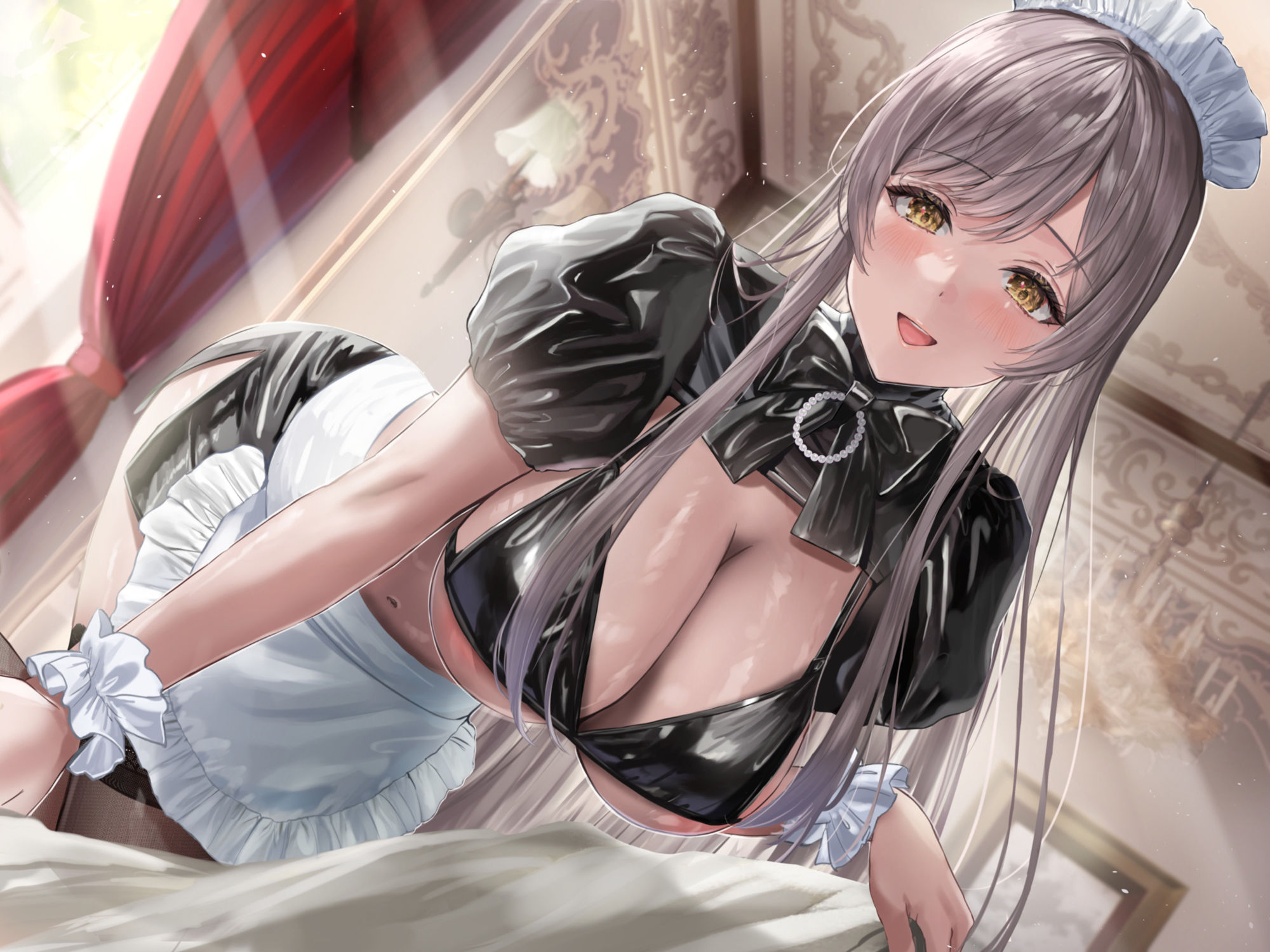 サンプル画像1:【性処理×姉メイド】次期当主のあなたと、朝立ち処理メイドの性活(とろねこサウンド) [d_410490]