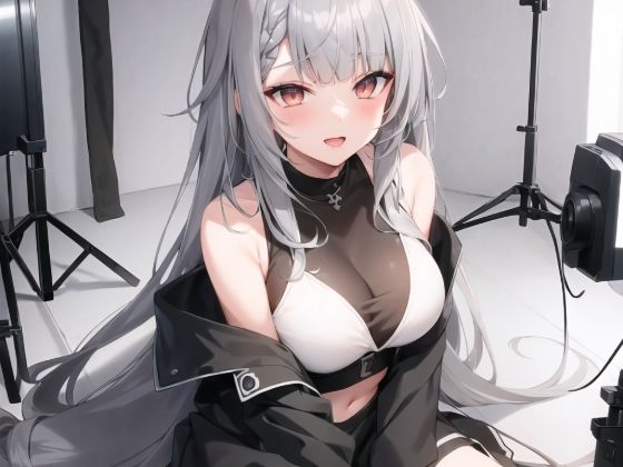 サンプル画像1:【ムラムラ系女子】21歳デザイナー「私とトイレに付き合ってくれませんか？」会社のトイレでムラムラ触りあいオナニーバトル！みりはの体触って下さい【みりは】(無印漏品) [d_412011]