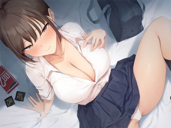 サンプル画像1:【オホかの】ウザ可愛い後輩と乱れて交わるオホ声セックス(黒くまさんち。) [d_412557]