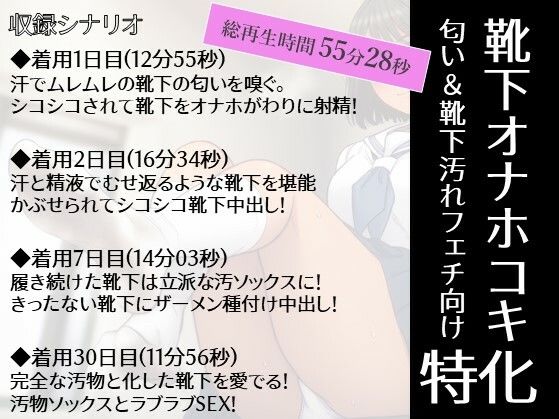 サンプル画像1:汚臭靴下育成計画(縞々志摩) [d_416854]