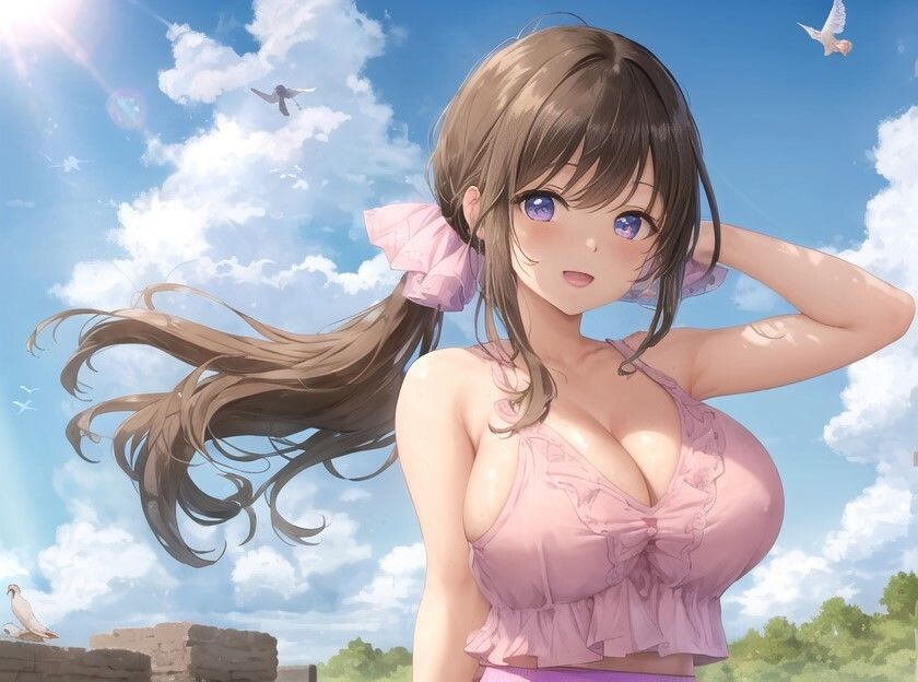 サンプル画像3:久しぶりに会った田舎の女友達のたわわに実ったオッパイを揉んだら一線超えちゃった話【爆乳/中出し/純愛】(ゆめねこキャンディ) [d_417306]