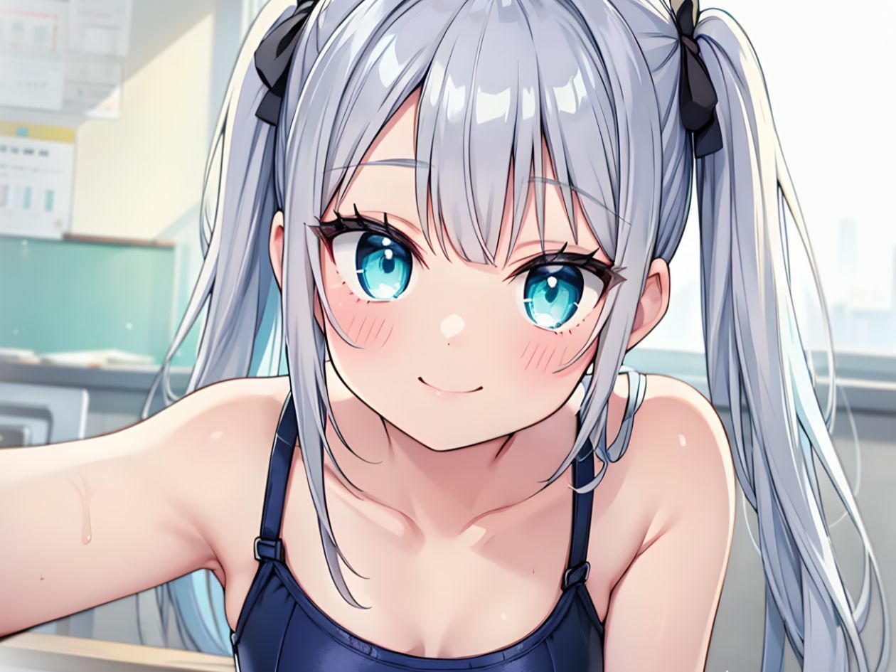 サンプル画像2:【KU100】スク水の同級生と更衣室のロッカーの中でこそこそ密着素股(いたずらえっち 〜性癖よ恍惚なれ〜) [d_418874]