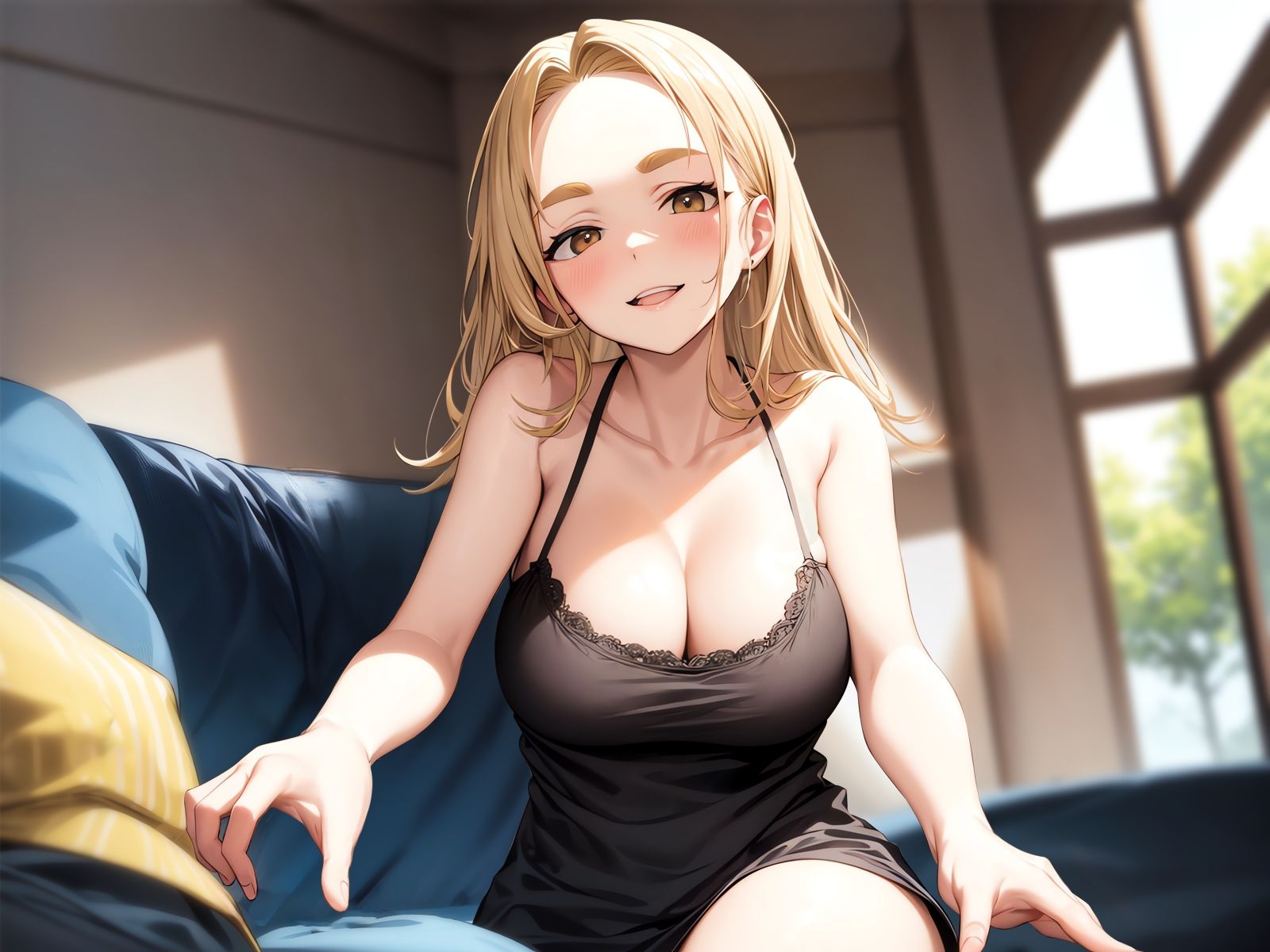 サンプル画像4:友人がいるのに…爆乳ギャルママは童貞の僕にだけ優しく密着してくる〜こっそり咥えて挟んで舐め回し生えっち〜(ちゃんとぴ発電所) [d_424285]