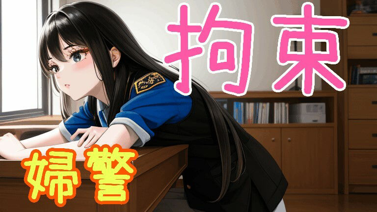 サンプル画像1:変装した婦警さんに騙され、いつの間にか拘束され牢獄の中にいた【ドM向け/手錠/囁き/逮捕】(リリズムちゃん) [d_425435]