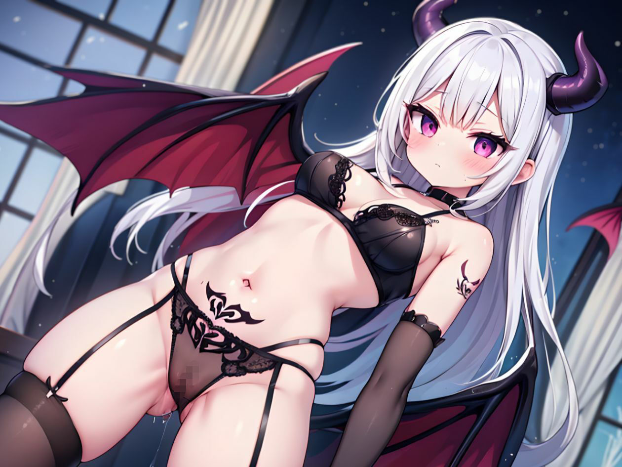 サンプル画像2:【KU100】ドSな悪魔社長に魔族社会の厳しさを教わった(いたずらえっち 〜性癖よ恍惚なれ〜) [d_425734]