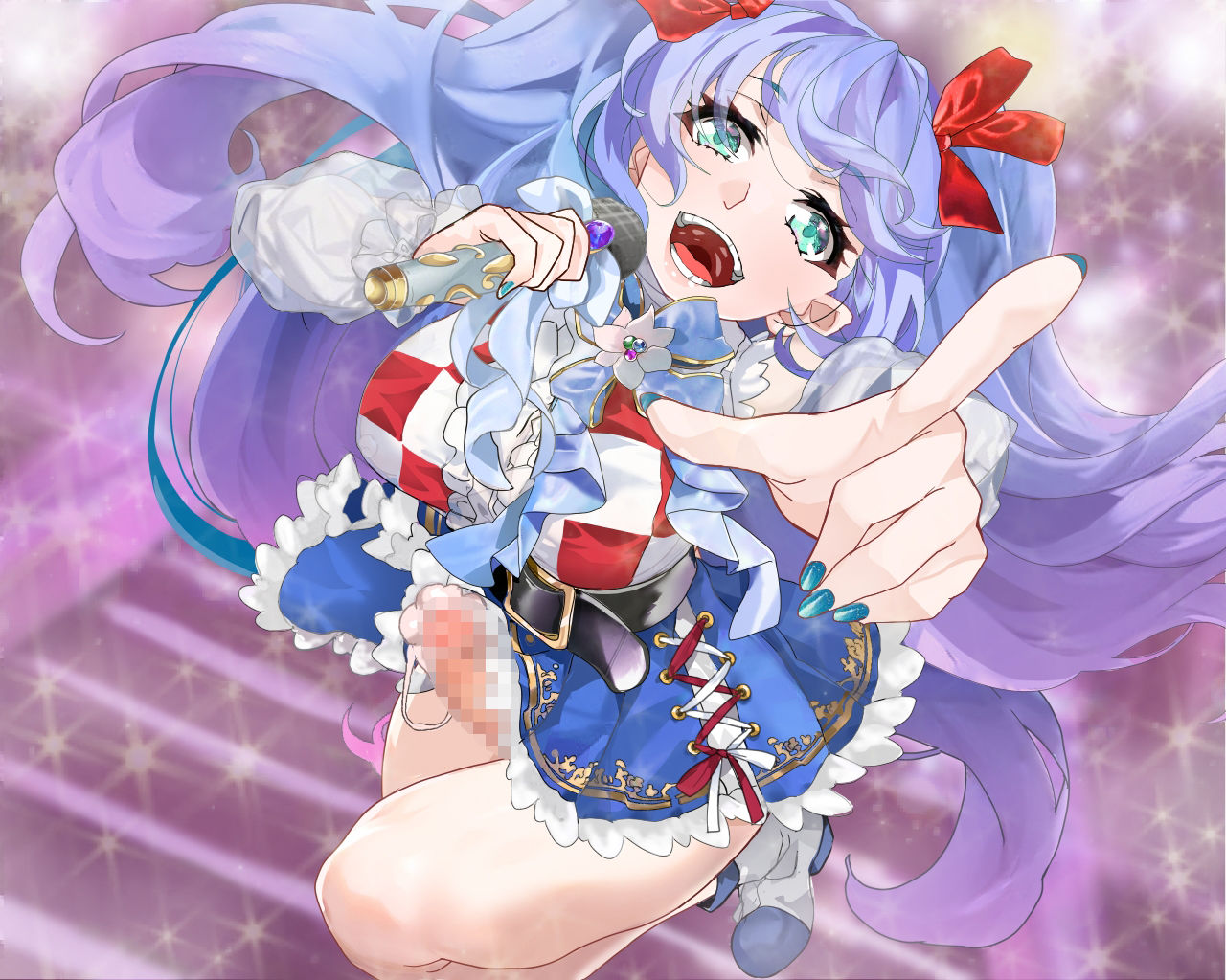 サンプル画像2:【清純派アイドルがふたなりちんぽで低音オホ声射精！？】プロのエロゲ声優の本気のドスケベお下品射精演技が聞きたい！ 風鈴みすず編【実はド淫乱なアイドルの裏事情！】(放課後桜少女) [d_425756]