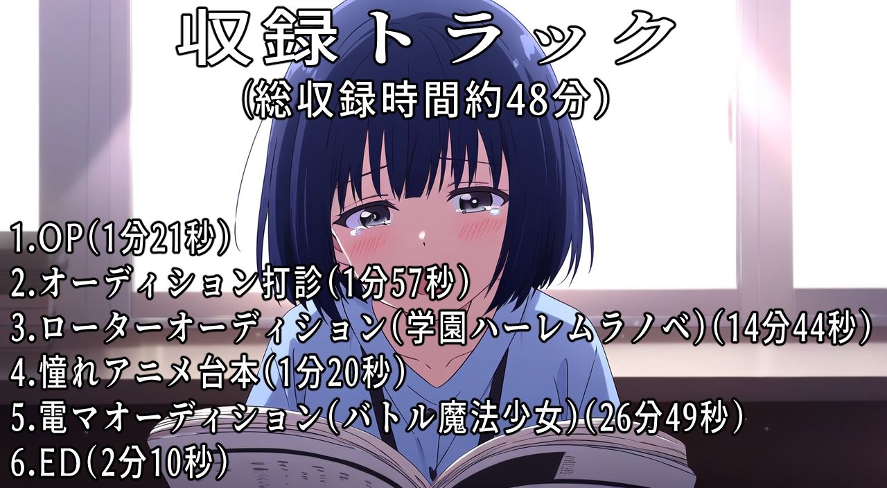 サンプル画像2:【実演収録】売れない声優ローター＆電マオーディション(おにぎり本舗) [d_426542]