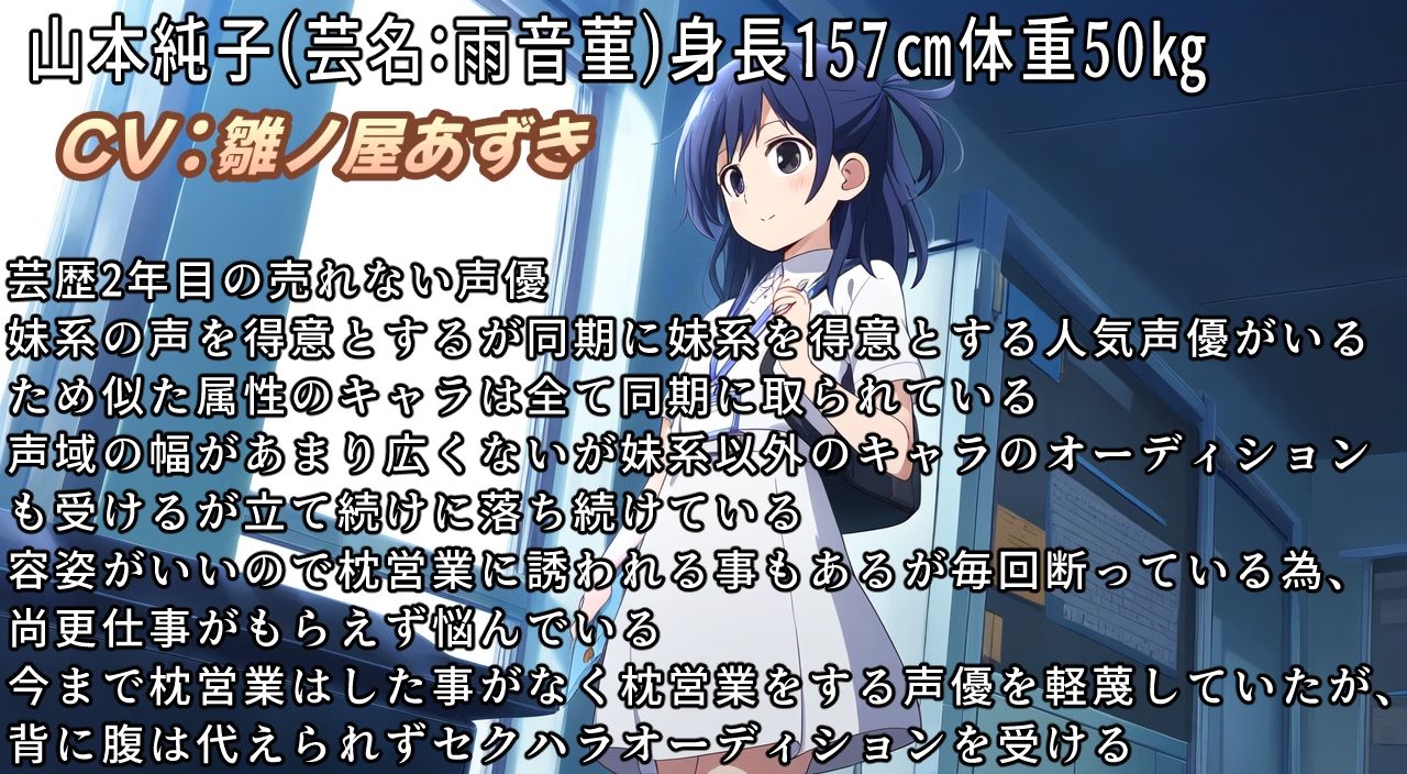 サンプル画像3:【実演収録】売れない声優ローター＆電マオーディション(おにぎり本舗) [d_426542]