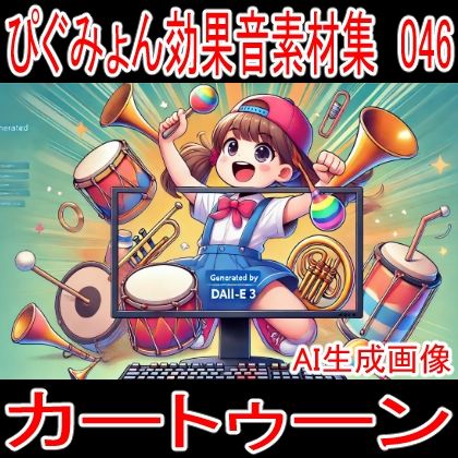 サンプル画像1:ぴぐみょん効果音素材集046カートゥーン(ぴぐみょんスタジオ) [d_427343]