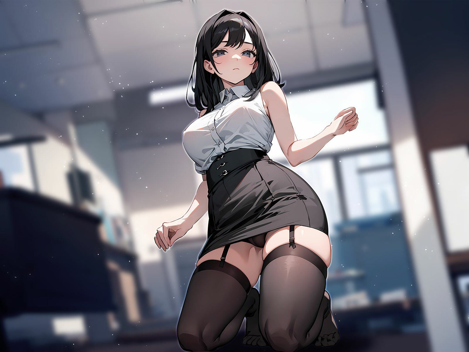 サンプル画像4:低音ダウナー社長秘書の事務的オナサポ業務報告〜本日の予定はおまんこを使った連続中出しです〜(ちゃんとぴ発電所) [d_427918]