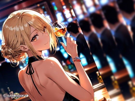 サンプル画像1:スナック「蘭」の外は雨(サンキソフト) [d_430792]