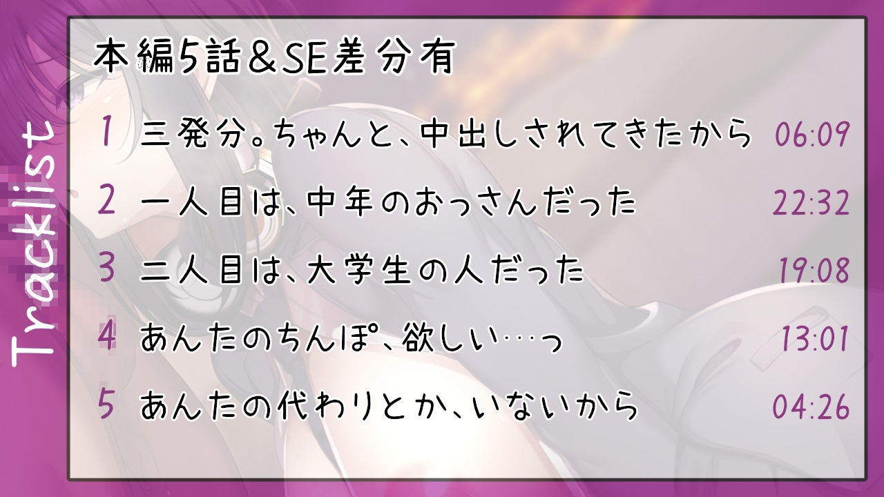 サンプル画像4:あんたがいちばんだった【バイノーラル純愛寝取らせ】(あき電) [d_435439]