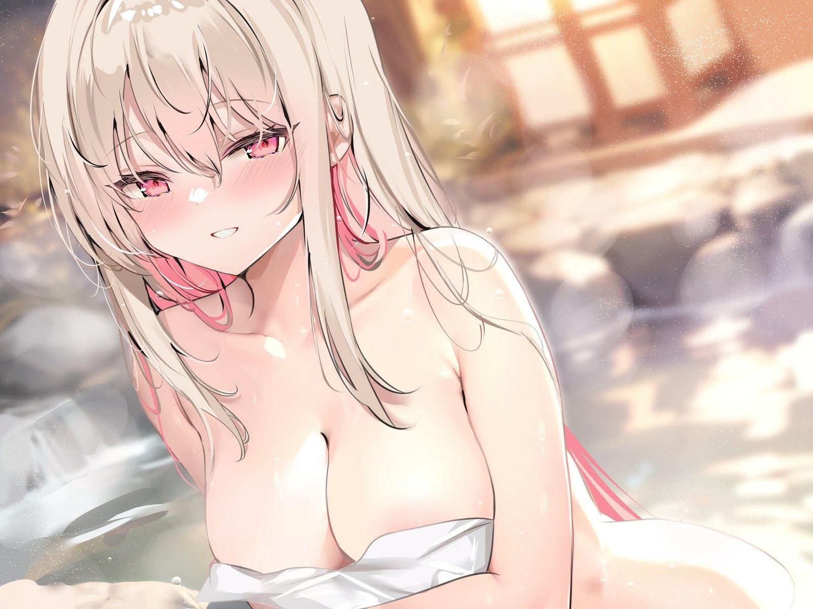 サンプル画像5:【KU100】2人っきりのトロ声＆甘イキ温泉旅行♪ 仲良しカップルお泊まりラブラブ生ハメTrippin’♪(Deep；Dahlia) [d_436756]