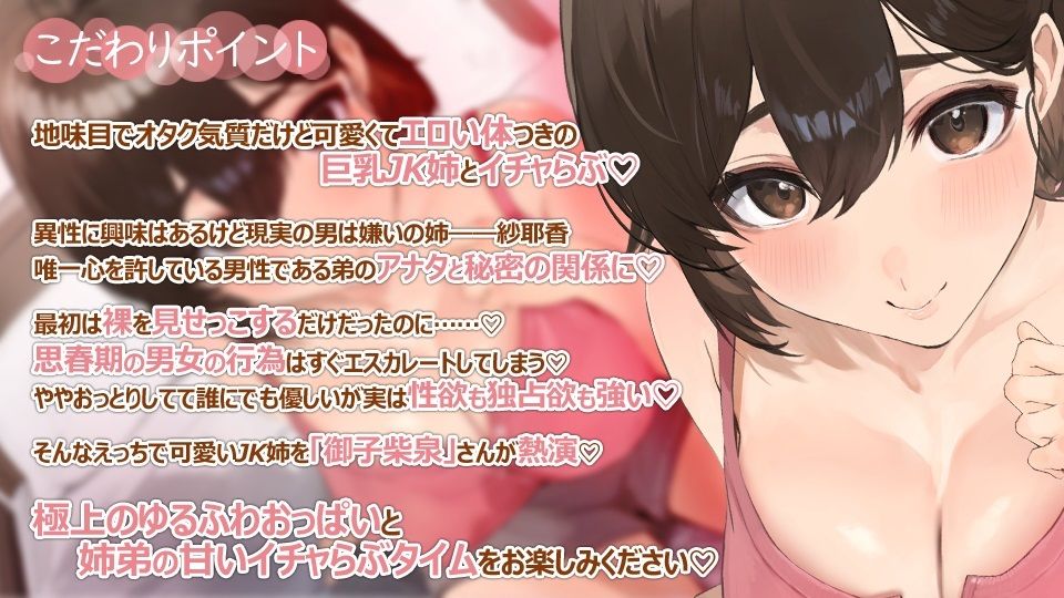 サンプル画像2:むっつりスケベでデカパイJKの姉貴が裸を見せっこしようとか言いだして……(CRAVEALL) [d_436850]