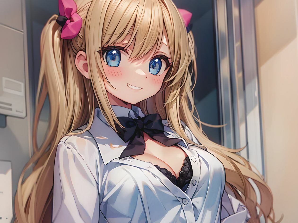 サンプル画像2:放課後に教室で勉強してたら隣の席のギャルにえっちにからかわれる【KU100】(いたずらえっち 〜性癖よ恍惚なれ〜) [d_437505]