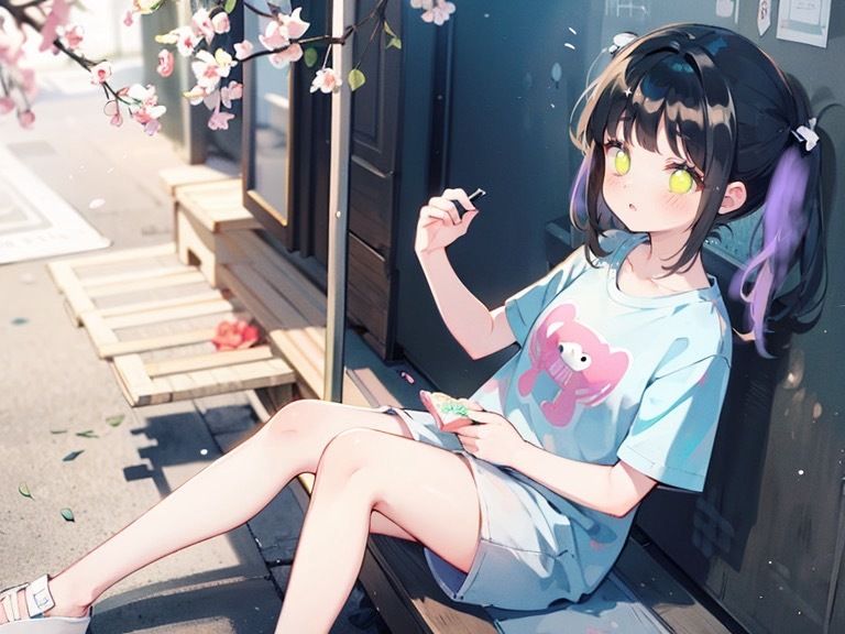 サンプル画像2:【実録！？】エイプリルフール限定お外でオナニー！？人が見てるかもしれない中でとろまんになっちゃう処女まんこ///(つんぽこ製作委員会) [d_438930]