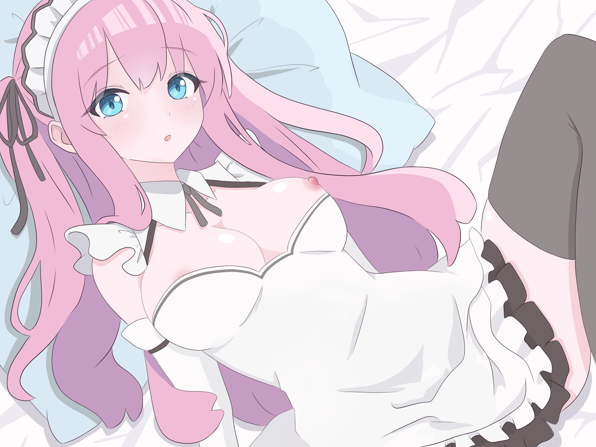 サンプル画像2:ご主人様のことが大好きな癒し系敏感メイド〜さくらとえっちな夜〜(みずいろしろっぷ) [d_439650]