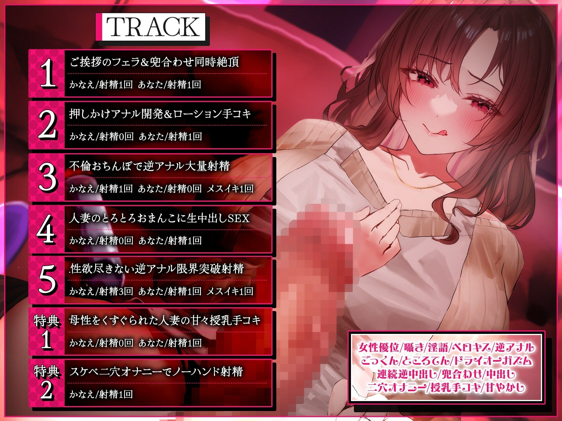 サンプル画像4:【豪華四大特典】ふたなりマンションの住人たち 602号室 〜蒸れたガチ勃起ちんぽを見せつける欲求不満な人妻 かなえ〜(花珠園) [d_442008]