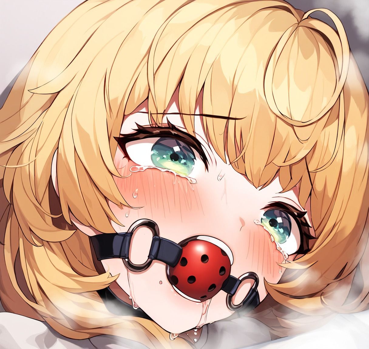 サンプル画像3:幼馴染の女の子にボールギャグを噛ませてムリヤリ喋らせる(ぷよのDID倉庫) [d_445714]