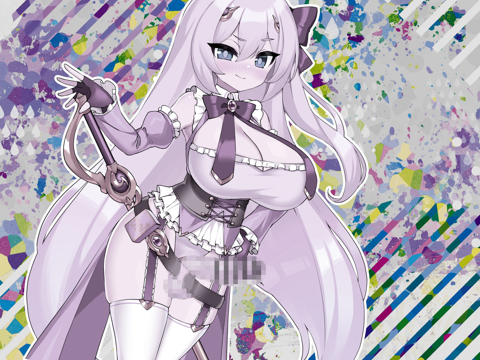 サンプル画像1:ふたなり娘に敗北して鬼畜調教される音声(フロントアリス) [d_449311]