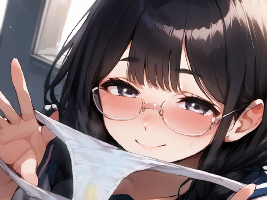 サンプル画像2:【パンツコキ部】脱ぎたてパンツでシコシコしよ！@JKミハル(JKくらぶ！) [d_452751]