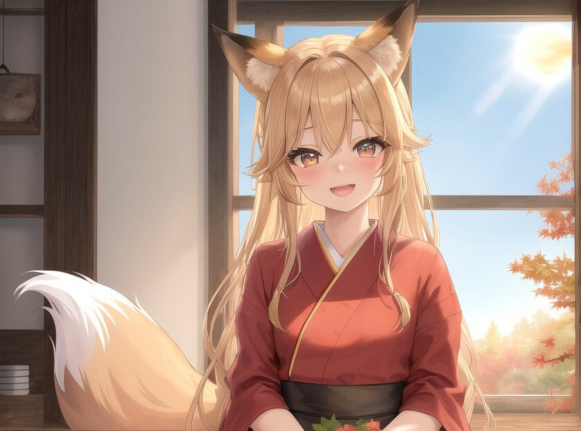 サンプル画像2:のじゃ〇リ妖狐の許嫁はもっと旦那様（あなた）を癒したい〜もふもふ狐とあまあま新婚生活〜【ケモミミ/耳かき/バイノーラル】(巨乳大好き屋) [d_453295]