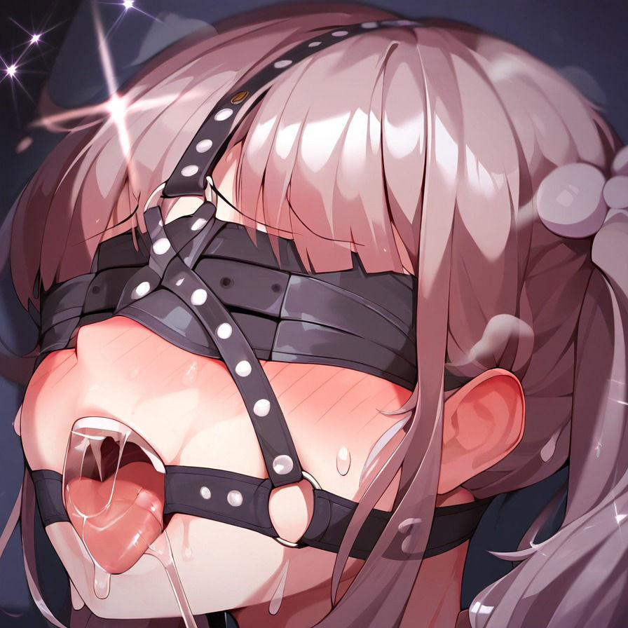 サンプル画像4:拘束されてローターをつけられた女の子、猿轡と無様なうめき声(ぷよのDID倉庫) [d_455156]