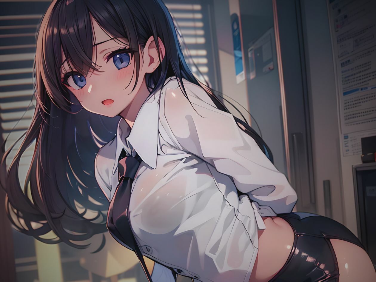 サンプル画像2:残業で疲れたチ〇ポを同僚に癒してもらう【KU100】(いたずらえっち 〜性癖よ恍惚なれ〜) [d_459450]